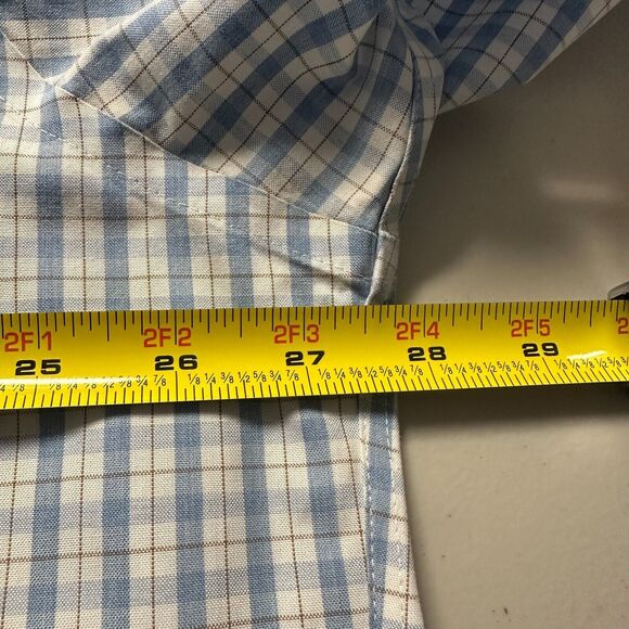 Untuckit Shirt Men's XXXL Check/Plaid Button Up Roodeberg Wrinkle Free Cotton - Picture 6 of 13